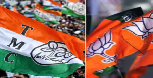 हैरान रह गए टीएमसी कार्यकर्ता! प्रचार के दौरान सीधे उनके ऑफिस पहुंचे बीजेपी उम्मीदवार, छुए पैर
